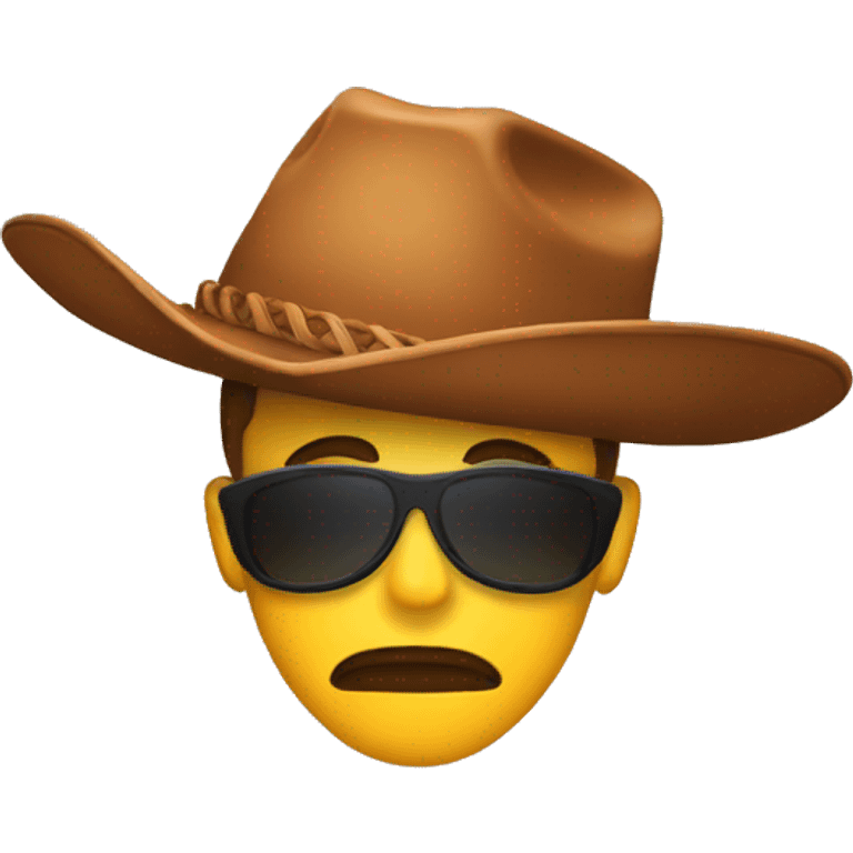 kissyface cowboyhat emoji