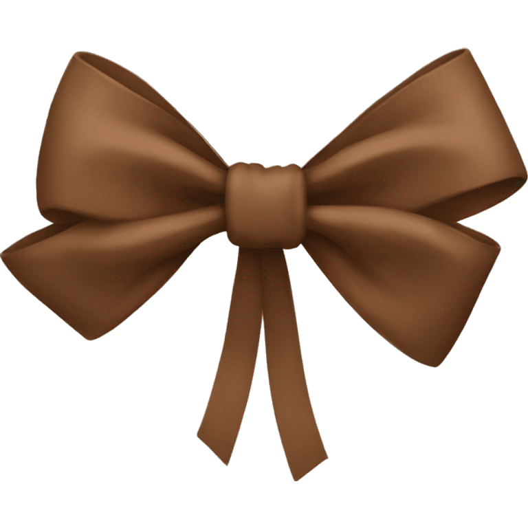 brown bow emoji