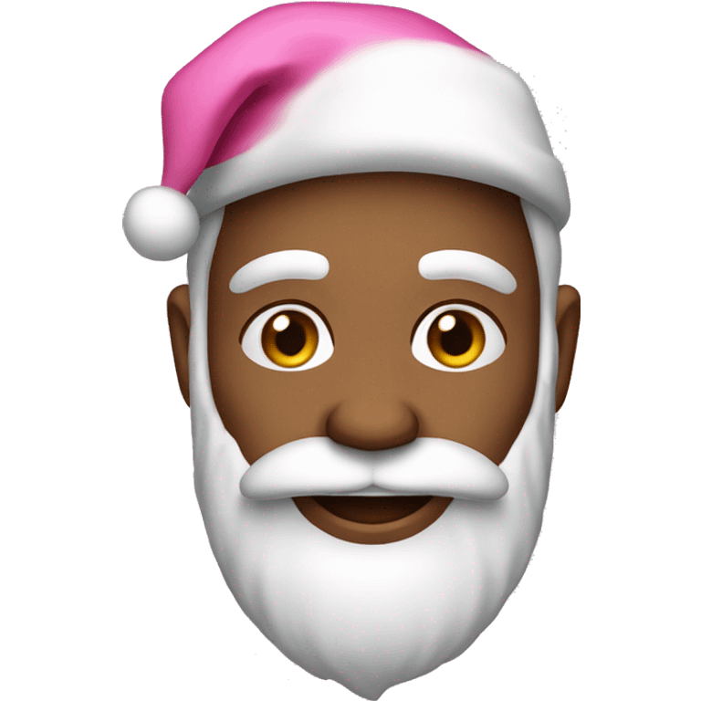 Pink santa emoji