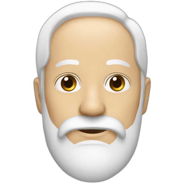 white beard emoji