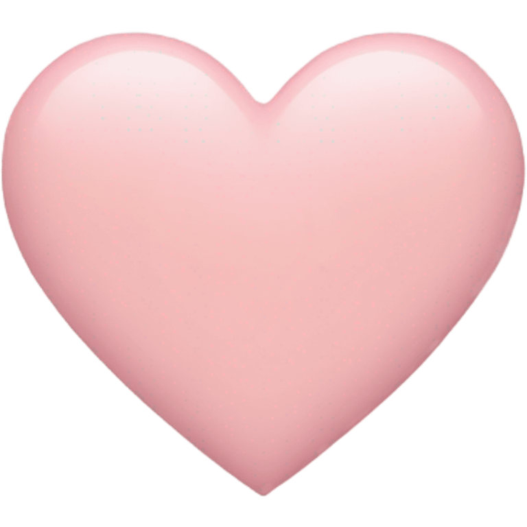 Pastel pink heart emoji