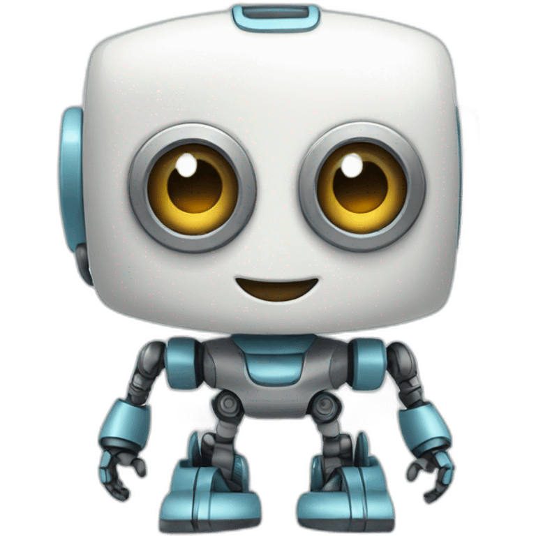 cute cartoon robot emoji