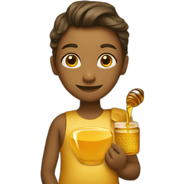 honey and social media emoji