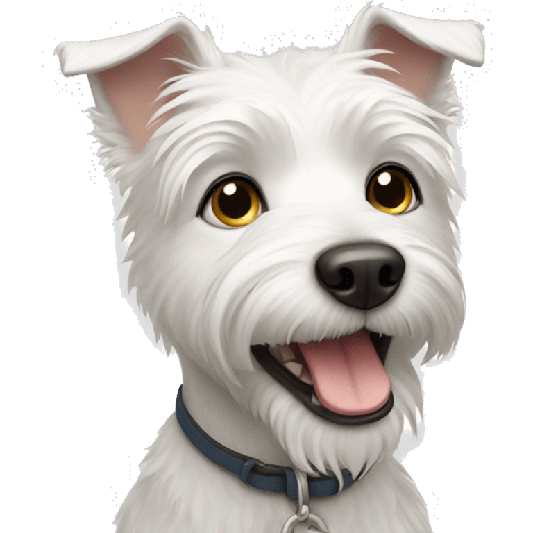 White terrier emoji