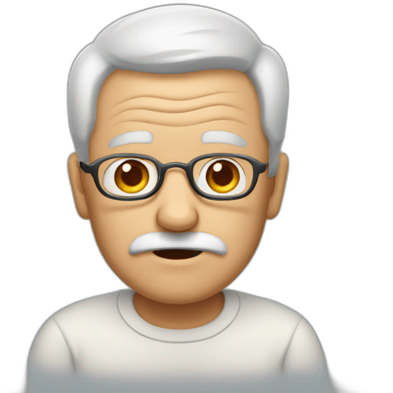 sick grandpa emoji