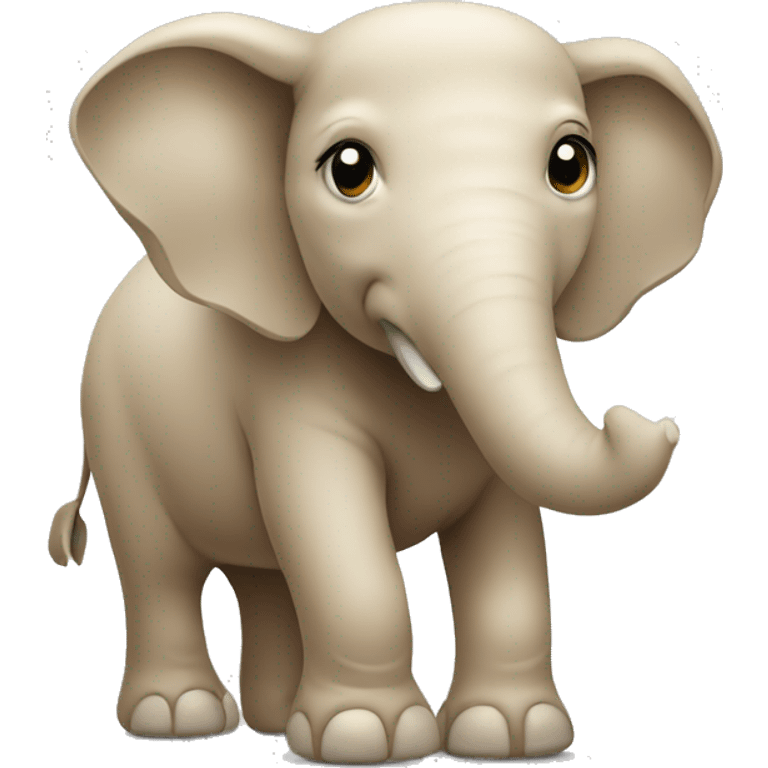 Beige elephan emoji