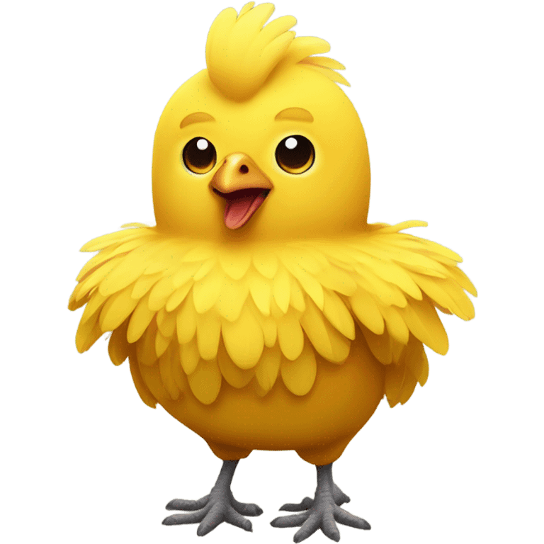 yellow chicken emoji