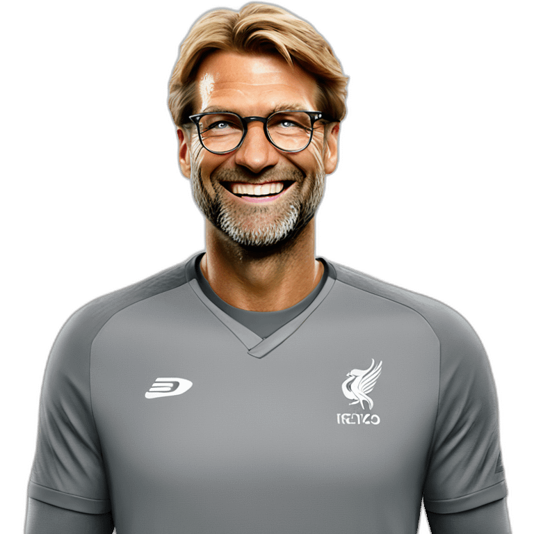 jurgen Klopp angel smile emoji