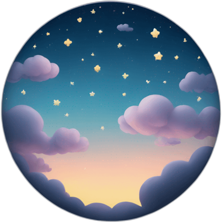 sky with stars emoji