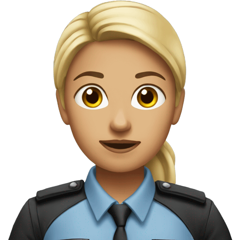 woman security guard emoji