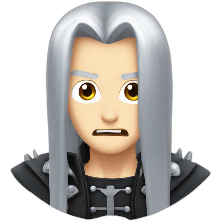 Shocked Sephiroth emoji