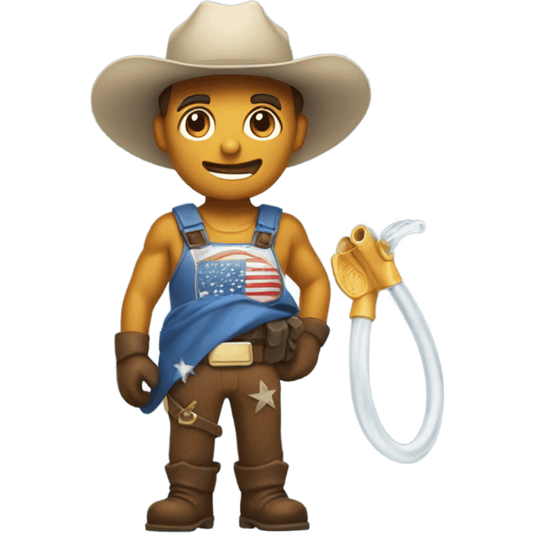 Hose bib hero Texas emoji