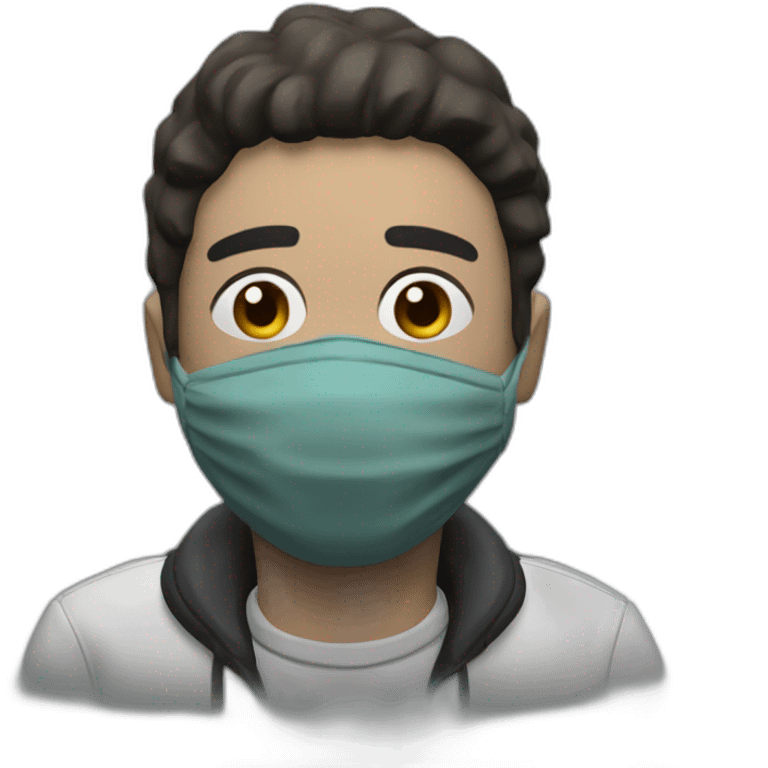 covid-19 sick person as the DayZ game character emoji