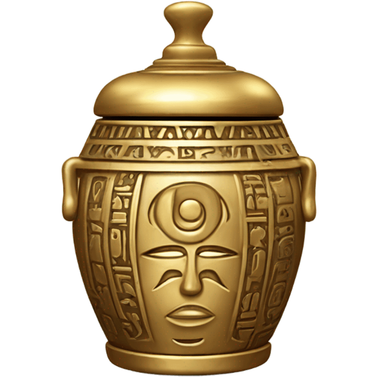 jar gold withe egypt emoji