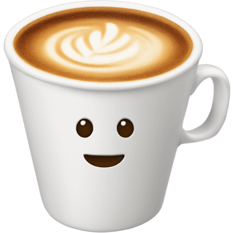 un capuchino coqueto  emoji