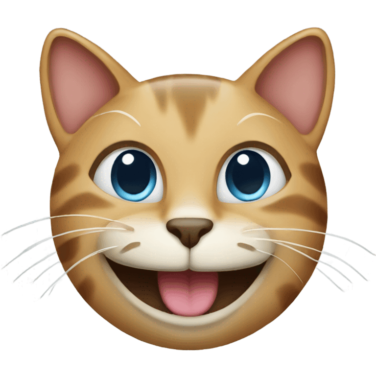 Cat smiling emoji