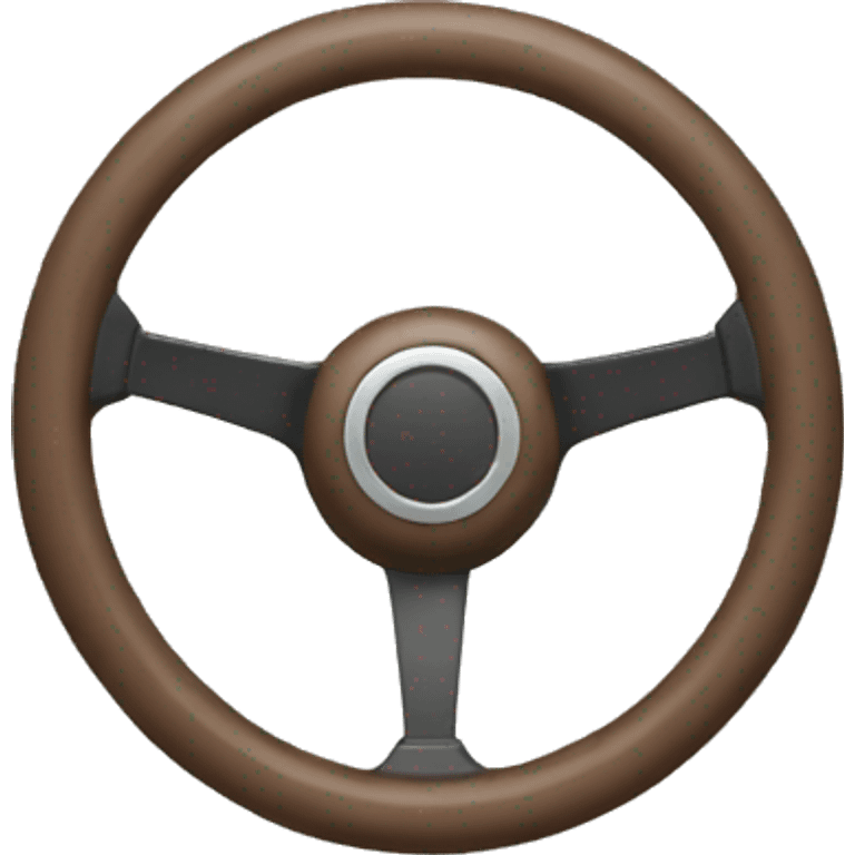 Steering wheel emoji type emoji