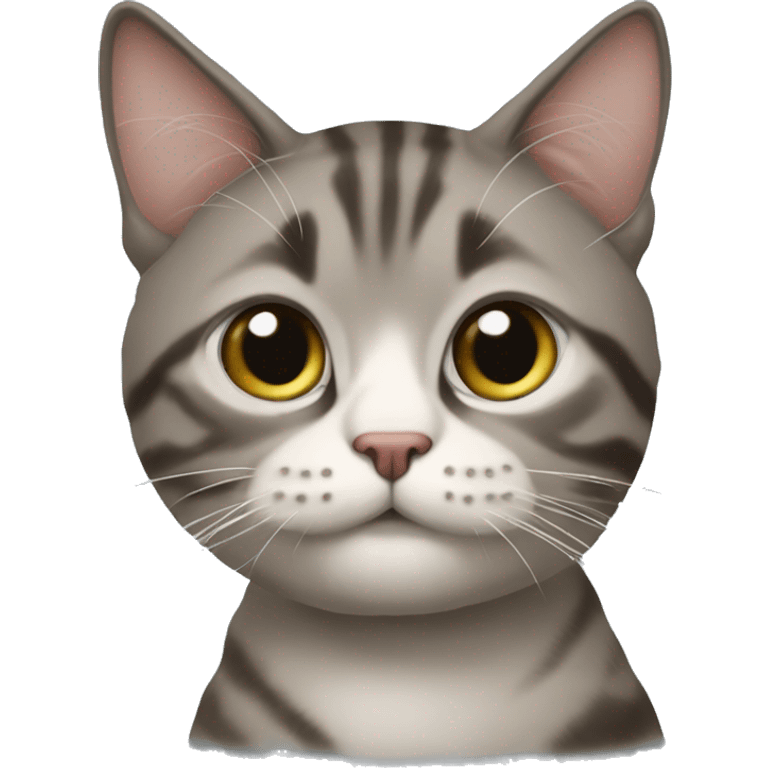 Рыжая милая кошка emoji