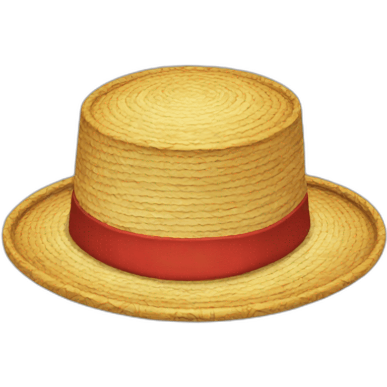 Luffy's hat emoji