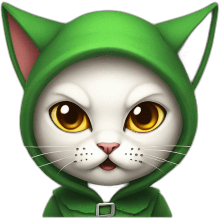 angry kitty elf emoji