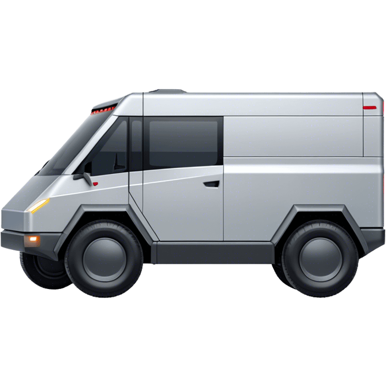 Tesla Cybertruck - Tesla (Model Year: 2022) (Iconic colour: Silver) emoji