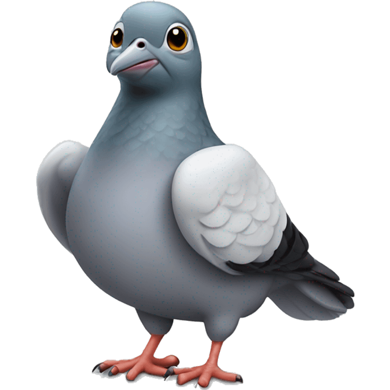 Pigeon with a thumbs up emoji