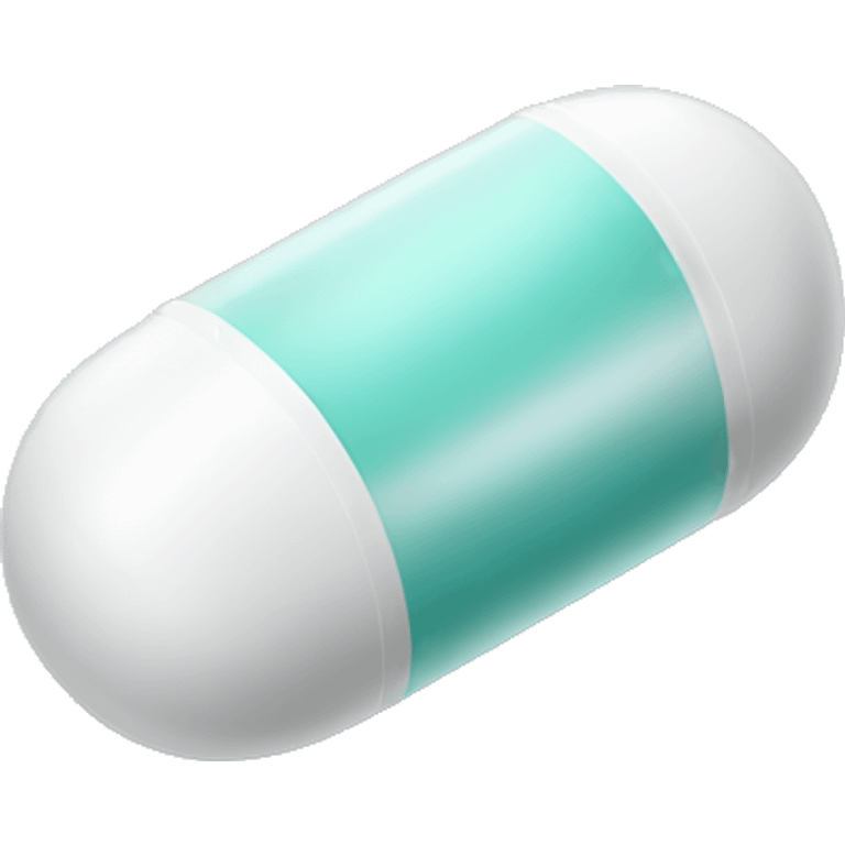 Plain pill capsule emoji