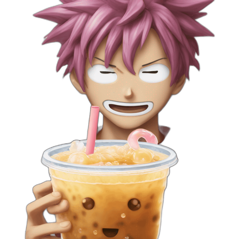 luffy gear fifth bubble tea emoji