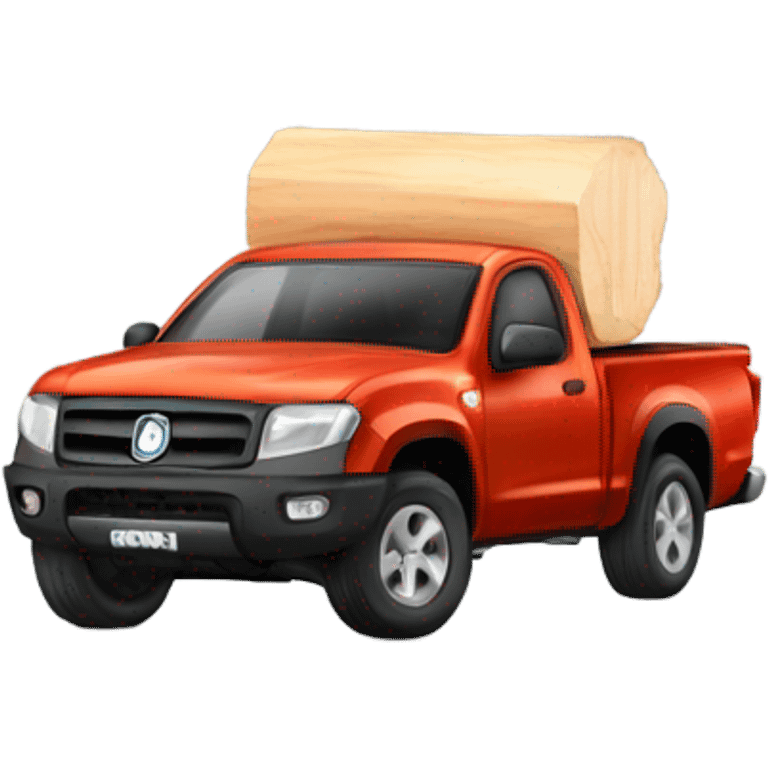 Fuse wood on a Ute  emoji