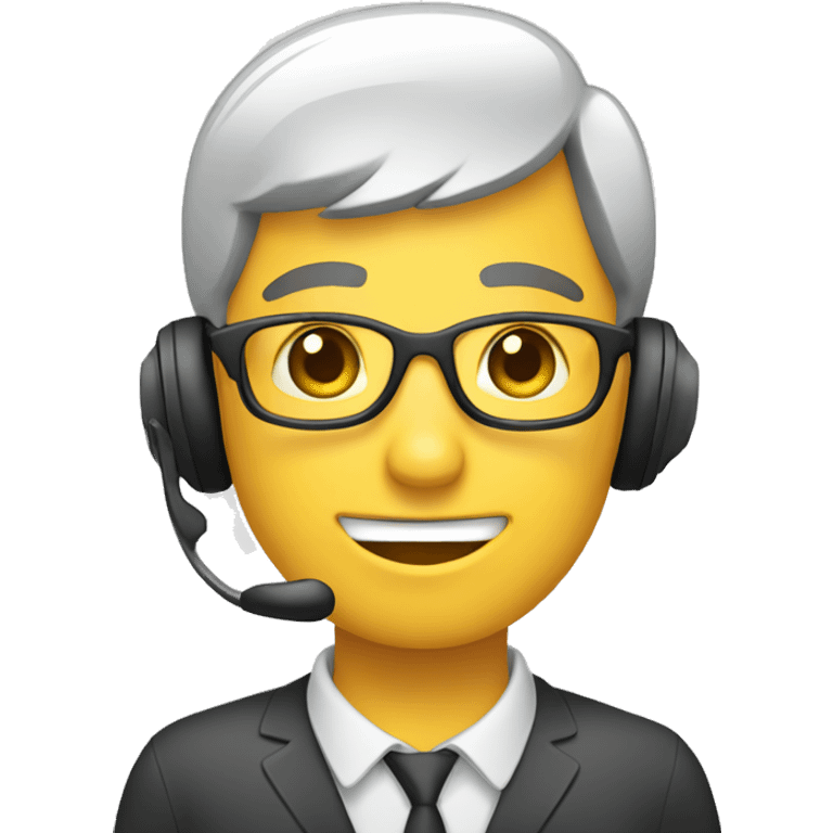 a call center emoji