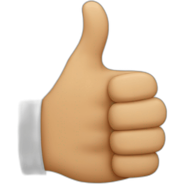 fun thumbs up emoji