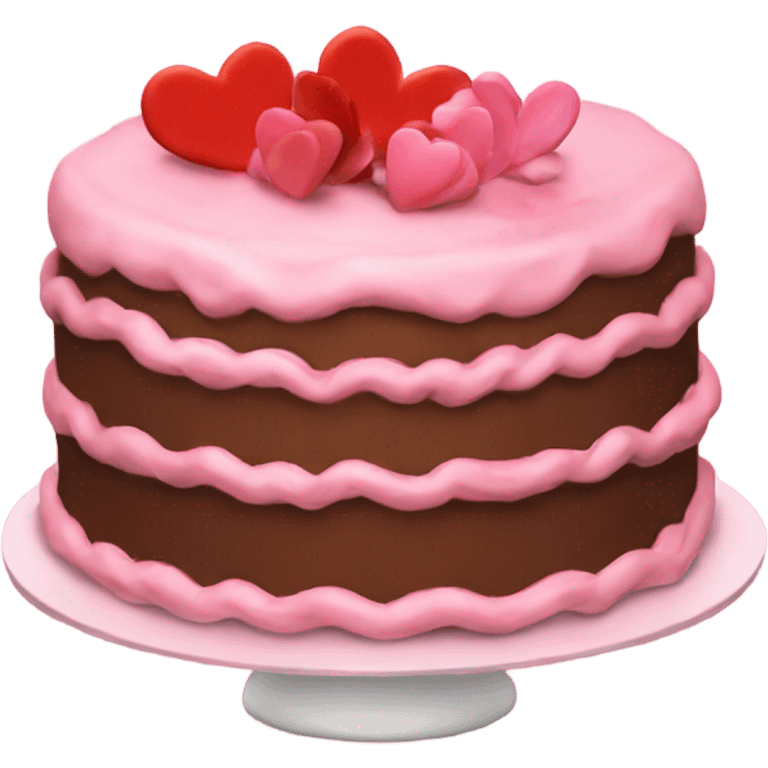 valentine cake emoji