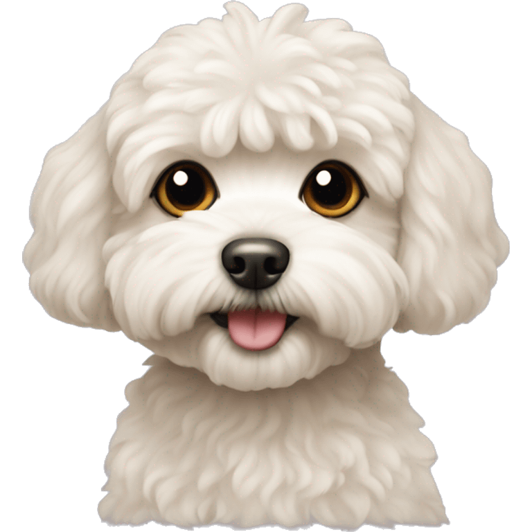 Maltipoo dog emoji