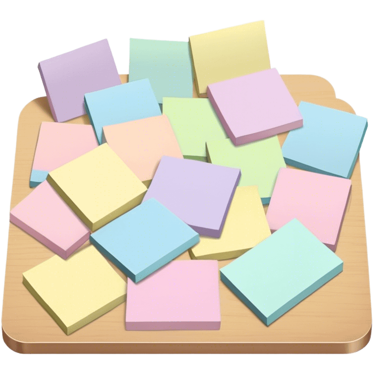 pastel sticky notes emoji