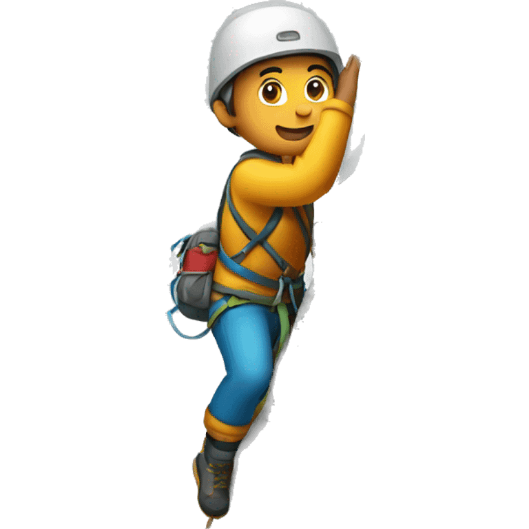 sherpa climbing emoji