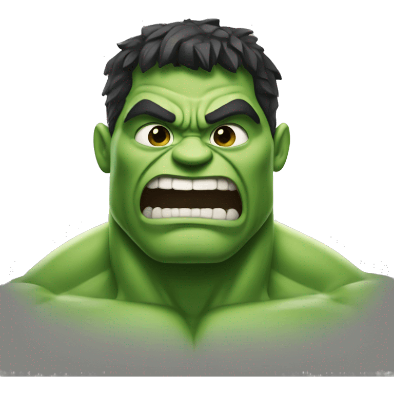 Friendly hulk emoji