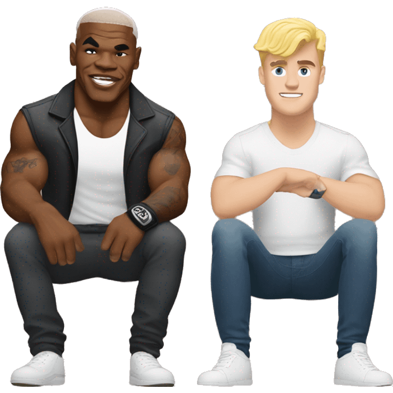 Mike tyson and jake paul emoji