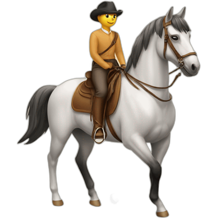 cat on a horse emoji