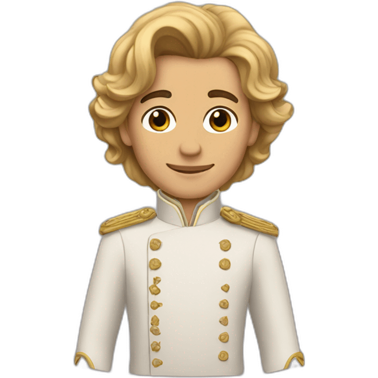 prince charming shoulder length hair emoji