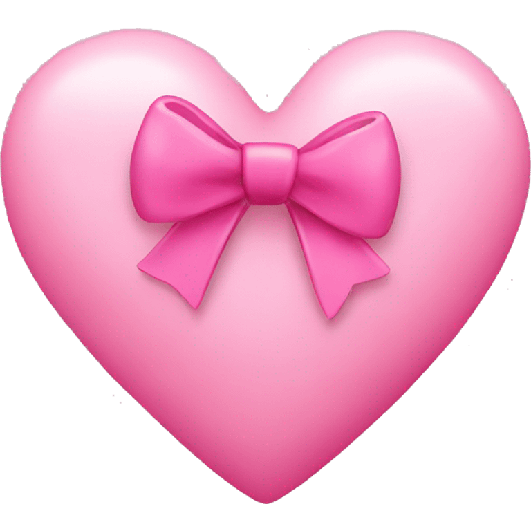 A heart with a pink bow emoji