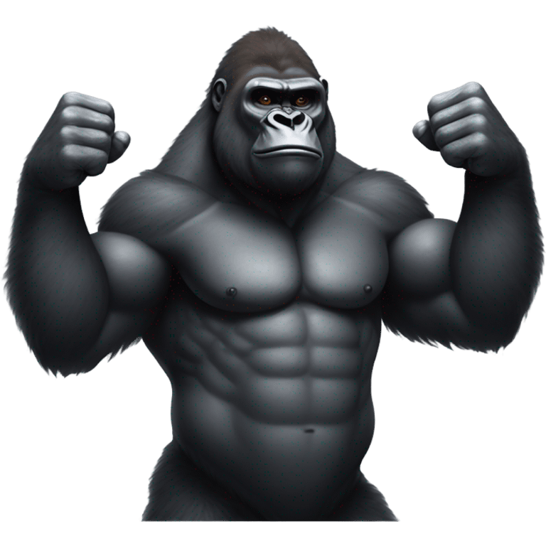 Gorilla thumbs up emoji