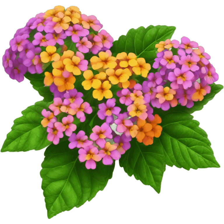 Lantana flower plant  emoji