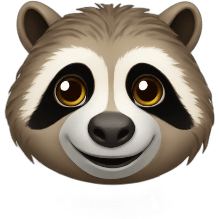 sloth-raccoon emoji