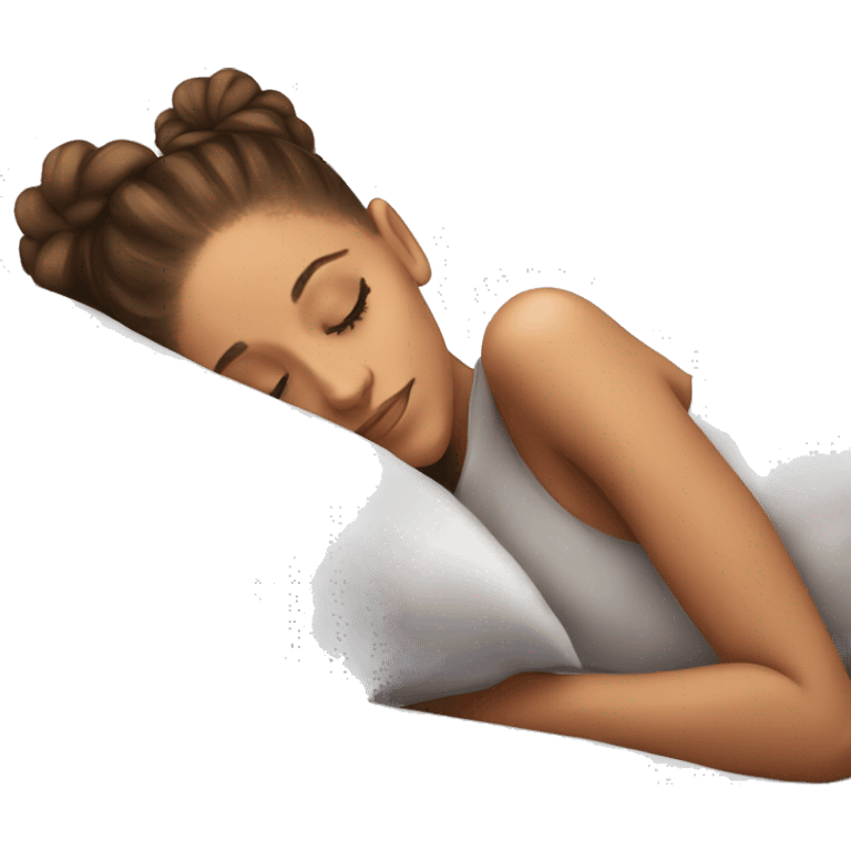 Ariana Grande sleeping emoji