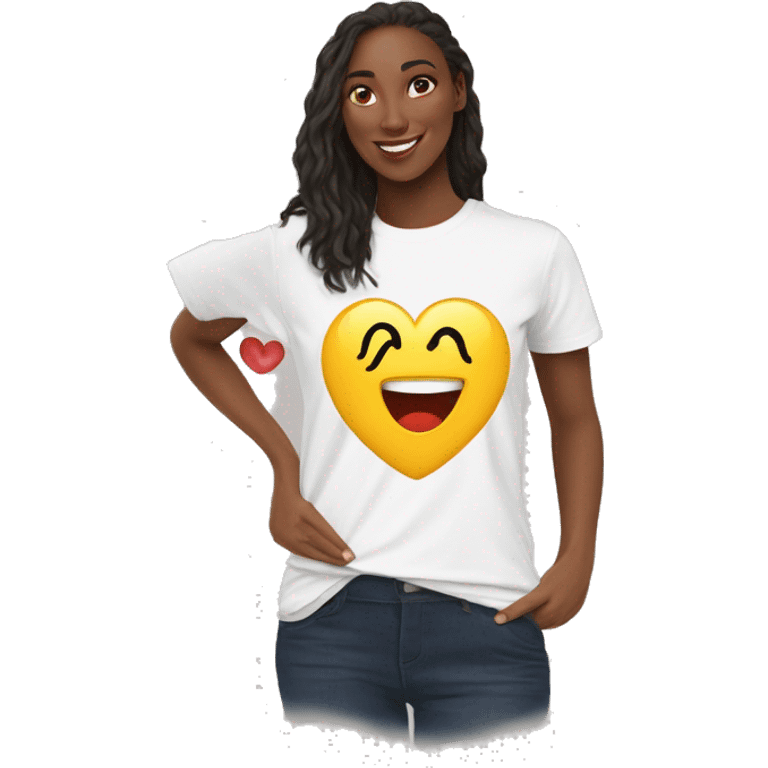 T-shirt with the inscription “I ❤️ mari” emoji