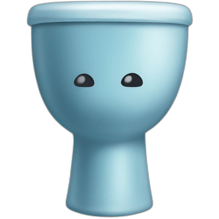 water closet with a head emoji