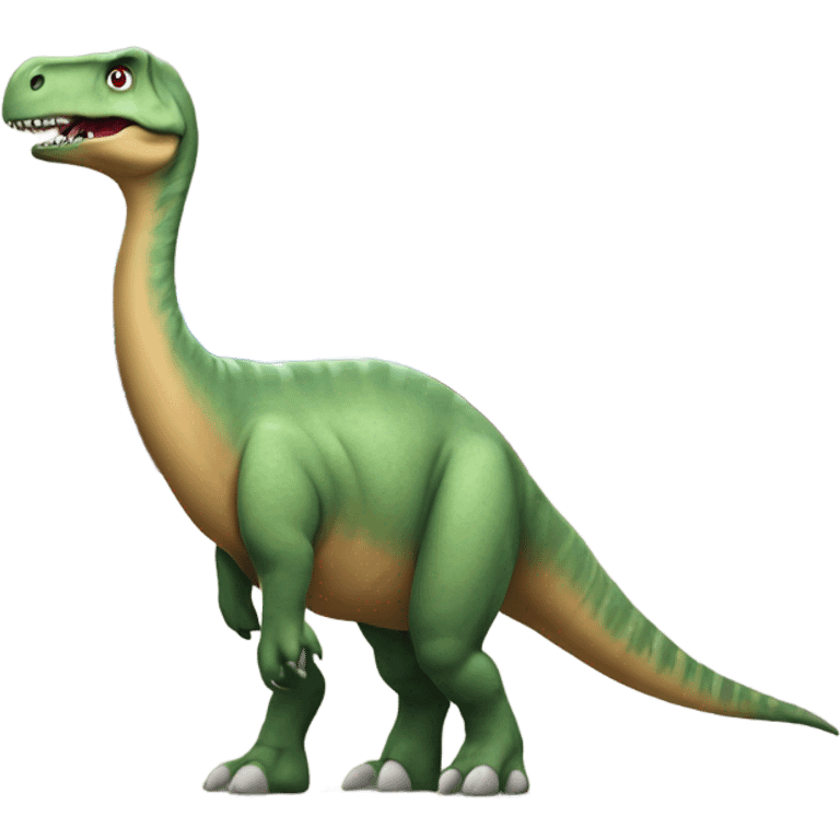 Long Neck Dinosaur with mountains on back emoji