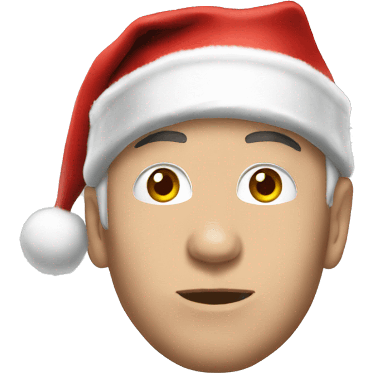 eminem with santa hat emoji