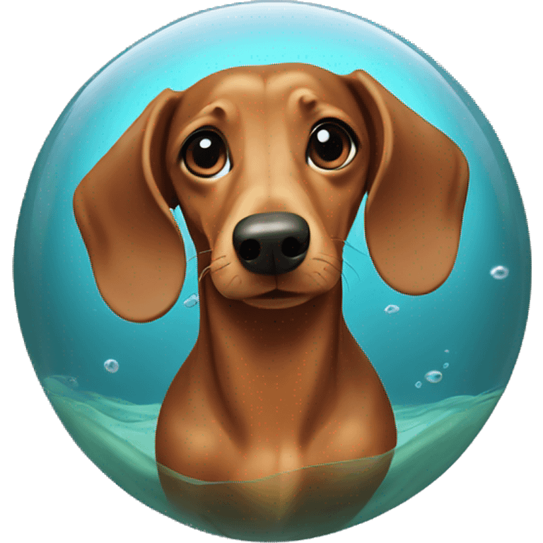 dachshund swimming  emoji