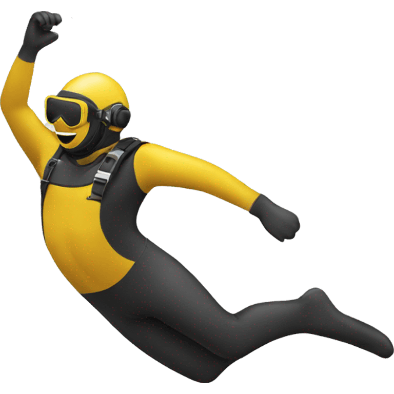 Diver dancing emoji